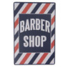 Nástěnná kovová cedule Barber Shop - 20*30 cm