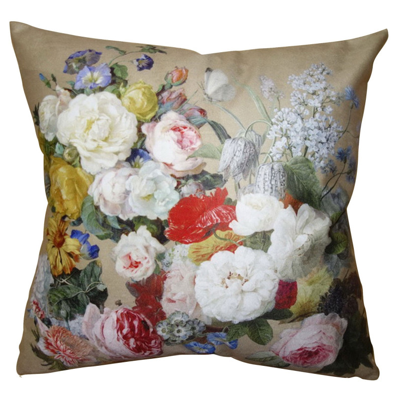 Povlak na polštář s květy Manon - 45*45 cm