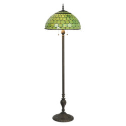 Stojací Tiffany lampa Amarante – Ø 51*165 cm E27/max 3*60W