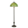 Stojací Tiffany lampa Amarante – Ø 51*165 cm E27/max 3*60W