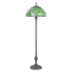 Stojací Tiffany lampa Amarante – Ø 51*165 cm E27/max 3*60W