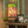 Stolní lampa Tiffany Square dragonfly