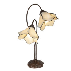 Tiffany stolní lampa Cloches - 41*23*57 cm E27/max 2*40W