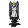 Vitrážová stolní lampa Tiffany Ange – Ø 14*21 cm E14/max 1*25W