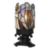 Vitrážová stolní lampa Tiffany Ange – Ø 14*21 cm E14/max 1*25W