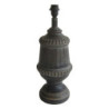 Šedá dřevěná noha k lampě Philippe - Ø 21*55 cm E27