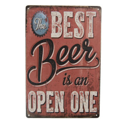 Nástěnná plechová cedule Beer I - 20*30 cm