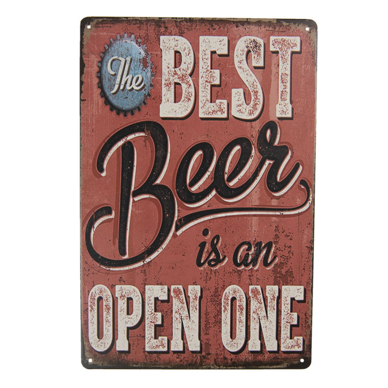 Nástěnná plechová cedule Beer I - 20*30 cm