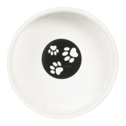 Bílá keramická miska pro psa Woof - Ø 20*7 cm