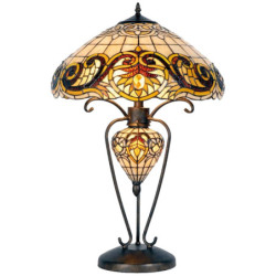 Stolní lampa Tiffany - 	Ø 46*76 cm