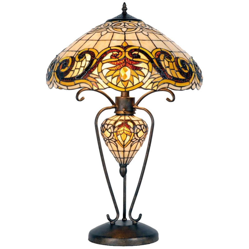 Stolní lampa Tiffany - 	Ø 46*76 cm
