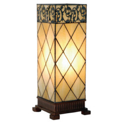 Stolní lampa Tiffany Filigree - 18*45 cm 1x E27 / max 40w