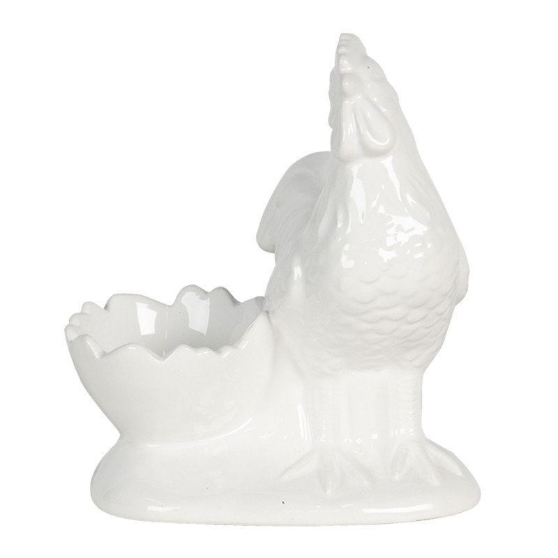 Držák na vajíčko ve tvaru skořápky se slepičkou - 11*9*13 cm