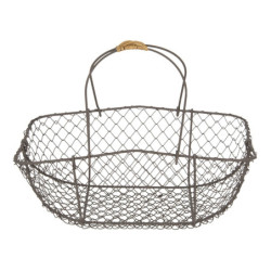 Set 4 drátěných košíků s uchy Filaire - 38*28*15*36 / 34*23*32 / 31*20*27 / 27*17*24 cm