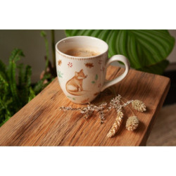 Keramický hrneček s liškou Fox - 11*8*9 cm / 0.3L
