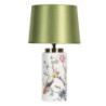Stolní lampa se zeleným stínidlem Japonais – Ø 27*35 cm E27/max 1*60W