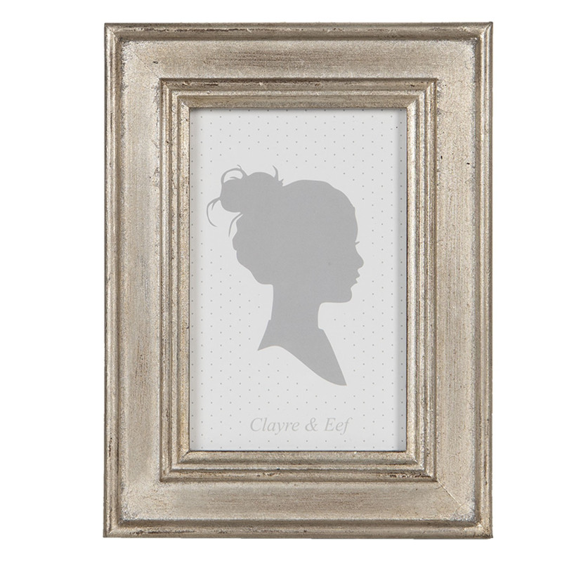 Stříbrný rámeček na fotografie ve vintage stylu - 14*2*19 cm / 10*15 cm