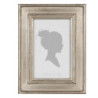 Stříbrný rámeček na fotografie ve vintage stylu - 14*2*19 cm / 10*15 cm