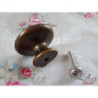 Vintage úchytka s ornamenty - Ø 2 cm