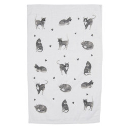 Kuchyňský froté ručník Cats and Kittens - 40*66 cm