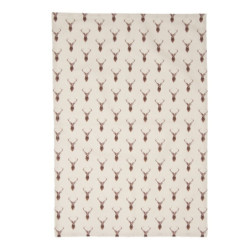 Béžová utěrka s jeleny Cosy Lodge - 50*70 cm
