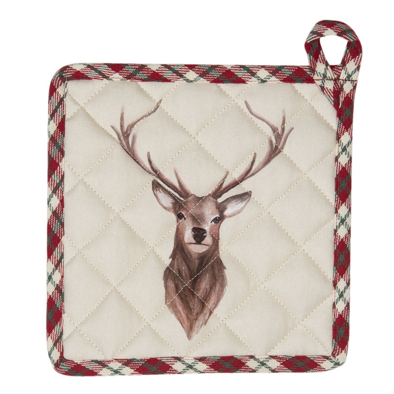 Chňapka - podložka s jelenem Cosy Lodge - 20*20 cm