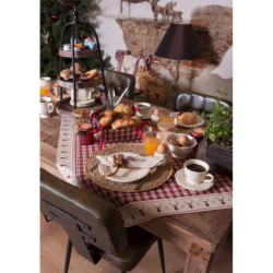 Chňapka - podložka s jelenem Cosy Lodge - 20*20 cm