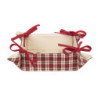 Oboustranný košík na pečivo s jelenem Cosy Lodge - 35*35*8 cm