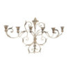 Nástěnný vintage svícen s ornamenty Régis - 82*15*48 cm