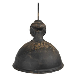 Nástěnná vintage černá retro lampa Helene - 43*35*44 cm