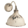 Nástěnná vintage bílá retro lampa Helene - 43*28*31 cm