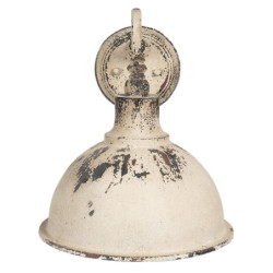 Nástěnná vintage bílá retro lampa Helene - 43*28*31 cm