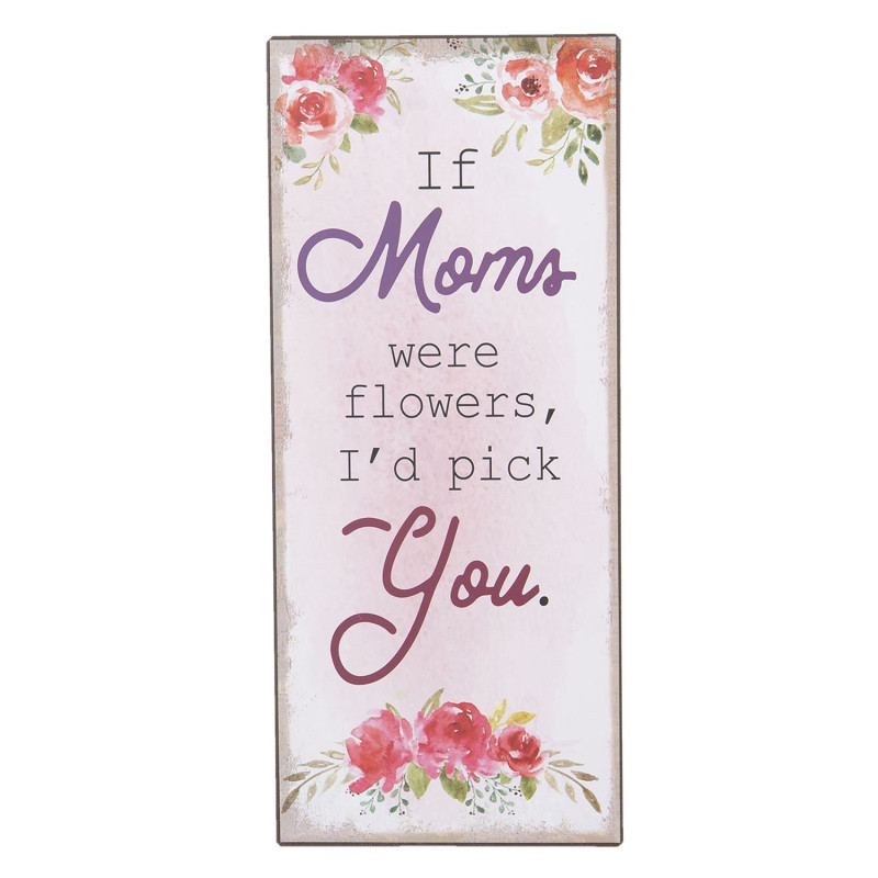 Kovová nástěnná deska If moms - 15*35 cm