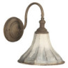 Krémová vintage nástěnná lampa s patinou Molly - 31*23*27 cm