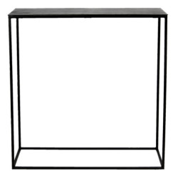 Kovový odkládací stolek v industriálním stylu Olympe - 99*29*83 cm