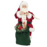 Vánoční dekorace Santa s pytlem vánočních dárků - 17*13*28 cm