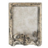 Kovový  vintage fotorámeček s patinou s dekorací ptáčků - 16*7*22 cm/15*20 cm