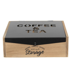 Krabička na čaj Coffee & Tea - 24*25*8 cm
