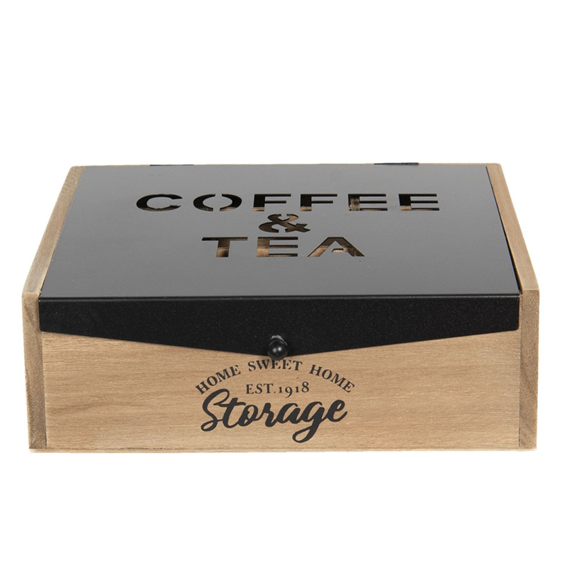 Krabička na čaj Coffee & Tea - 24*25*8 cm