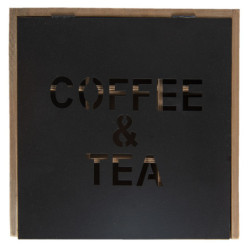 Krabička na čaj Coffee & Tea - 24*25*8 cm