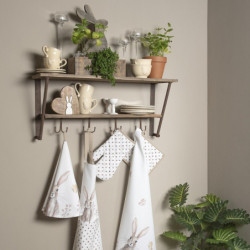 3ks skleněný čajový svícen na úzké noze - Ø 6*35 / Ø 6*30 / Ø 6*25 cm