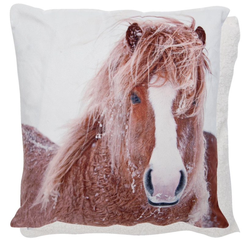 Povlak na polštář REAL ANIMALS Kůň - 45*45 cm