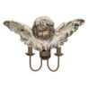 Nástěnná lampa s andělem s patinou - 56*16*38 cm E14/max 2*25W