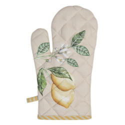 Bavlněná kuchyňská chňapka s citronem Lemons & Leafs - 16*30 cm