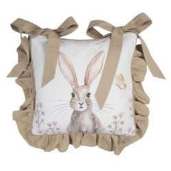 Potah na podsedák s kanýrem Rustic Easter Bunny - 40*40 cm