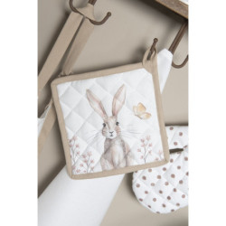 Potah na podsedák s kanýrem Rustic Easter Bunny - 40*40 cm