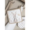 Potah na podsedák s kanýrem Rustic Easter Bunny - 40*40 cm