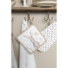 Bavlněný podsedák s výplní s motivem králíka Rustic Easter Bunny - 40*40 cm