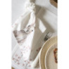 Bavlněný podsedák s výplní s motivem králíka Rustic Easter Bunny - 40*40 cm