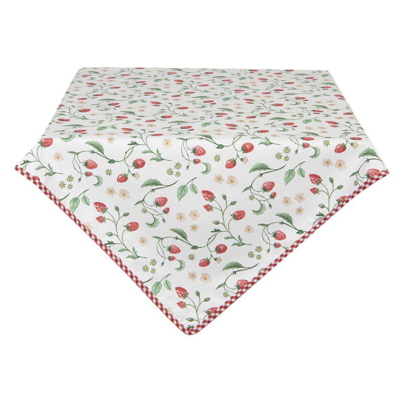 Velký bavlněný ubrus s motivem lesních jahod Wild Strawberries - 150*250 cm